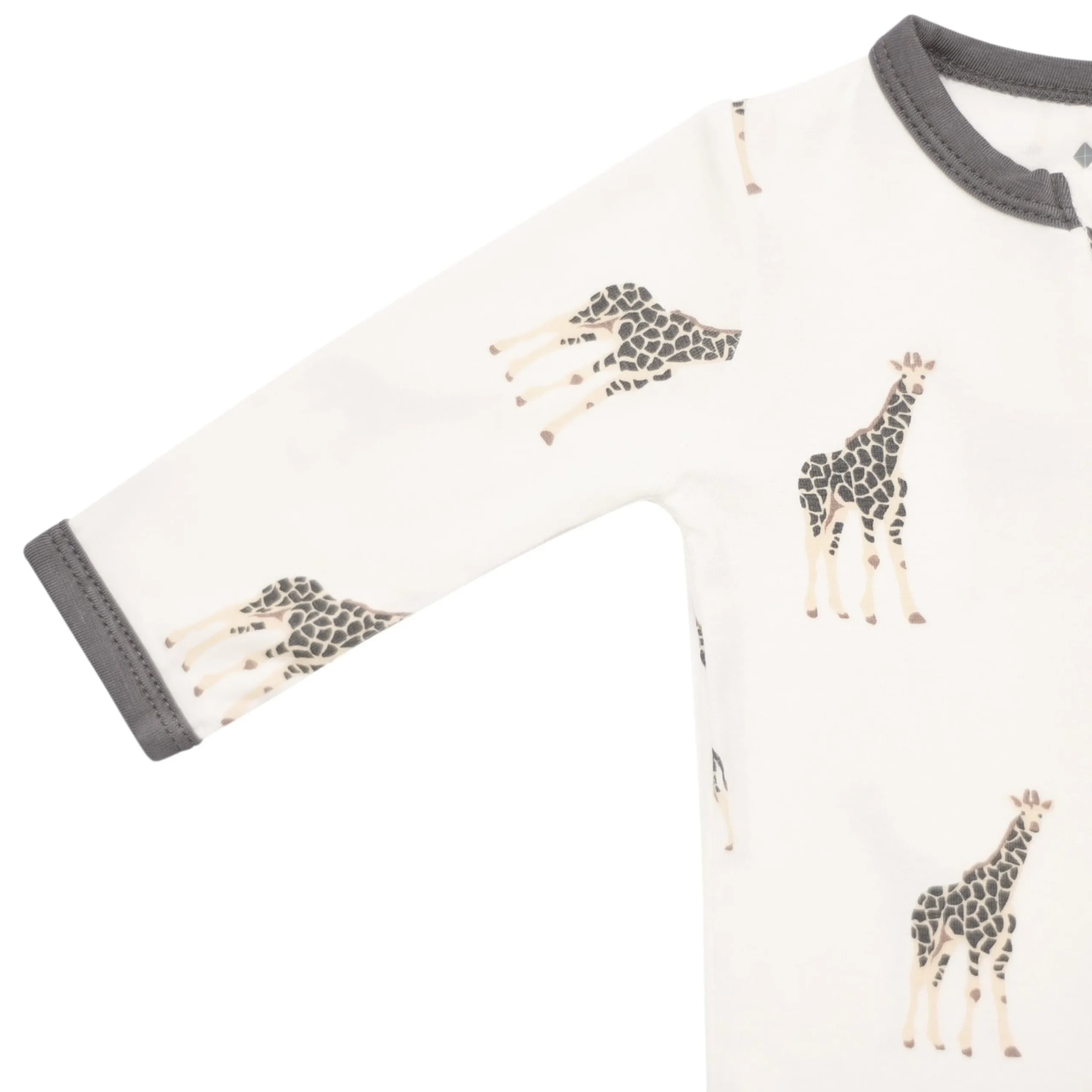 Kyte Baby Zippered Footie in Giraffe Best