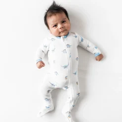 Kyte Baby Zippered Footie in Jurassic Outlet