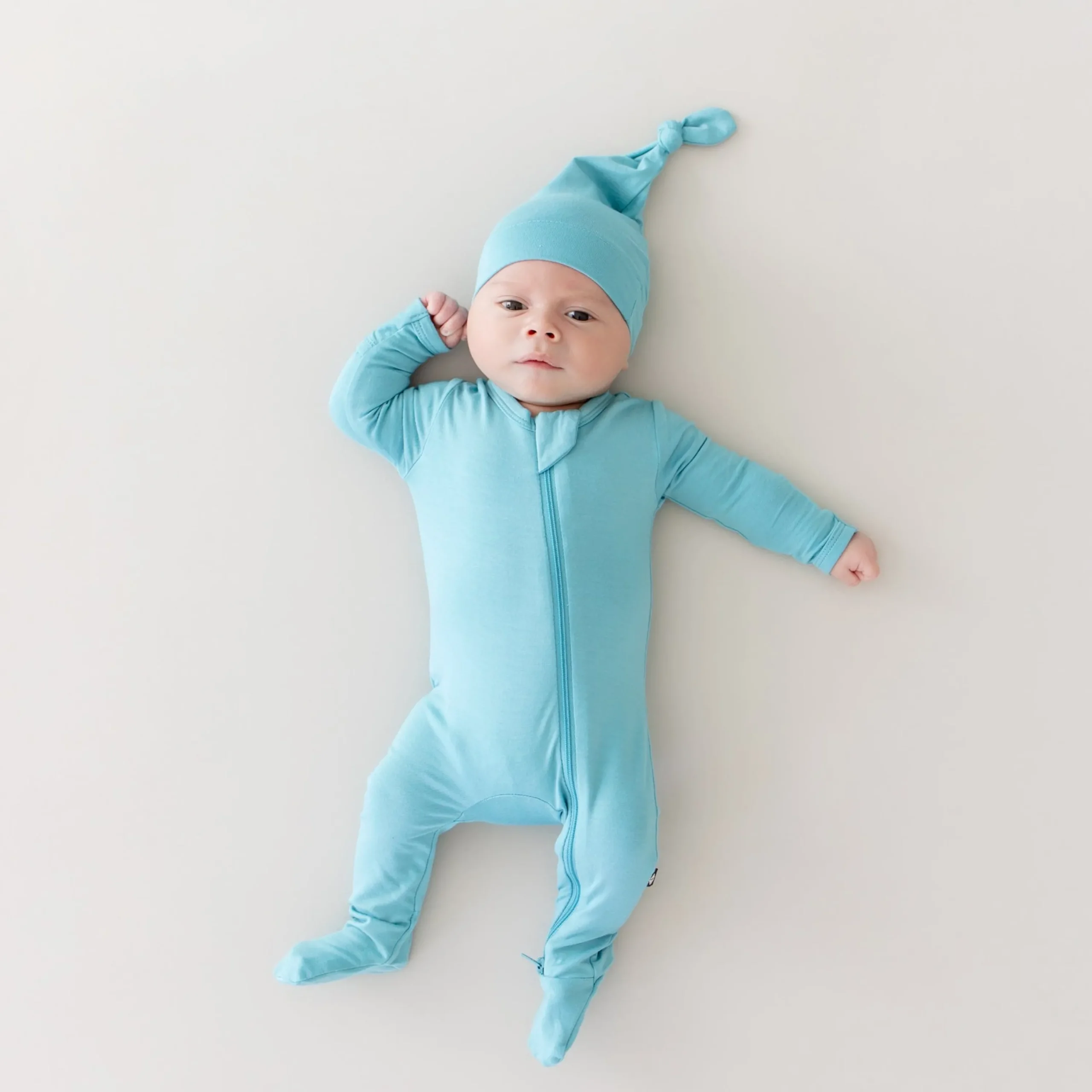 Kyte Baby Zippered Footie in Makai Best