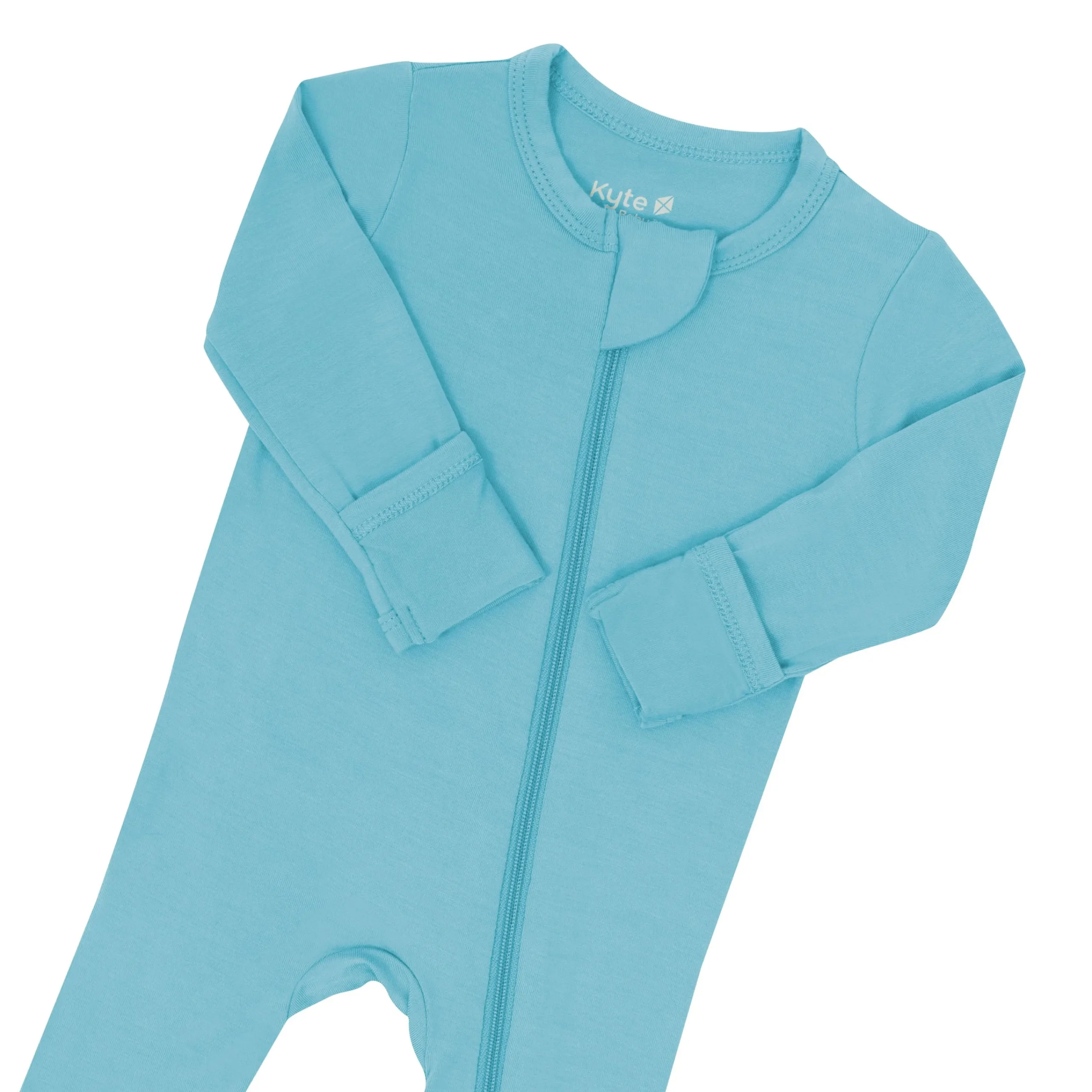 Kyte Baby Zippered Footie in Makai Best