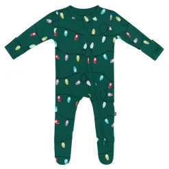 Kyte Baby Zippered Footie in Merry and Bright New
