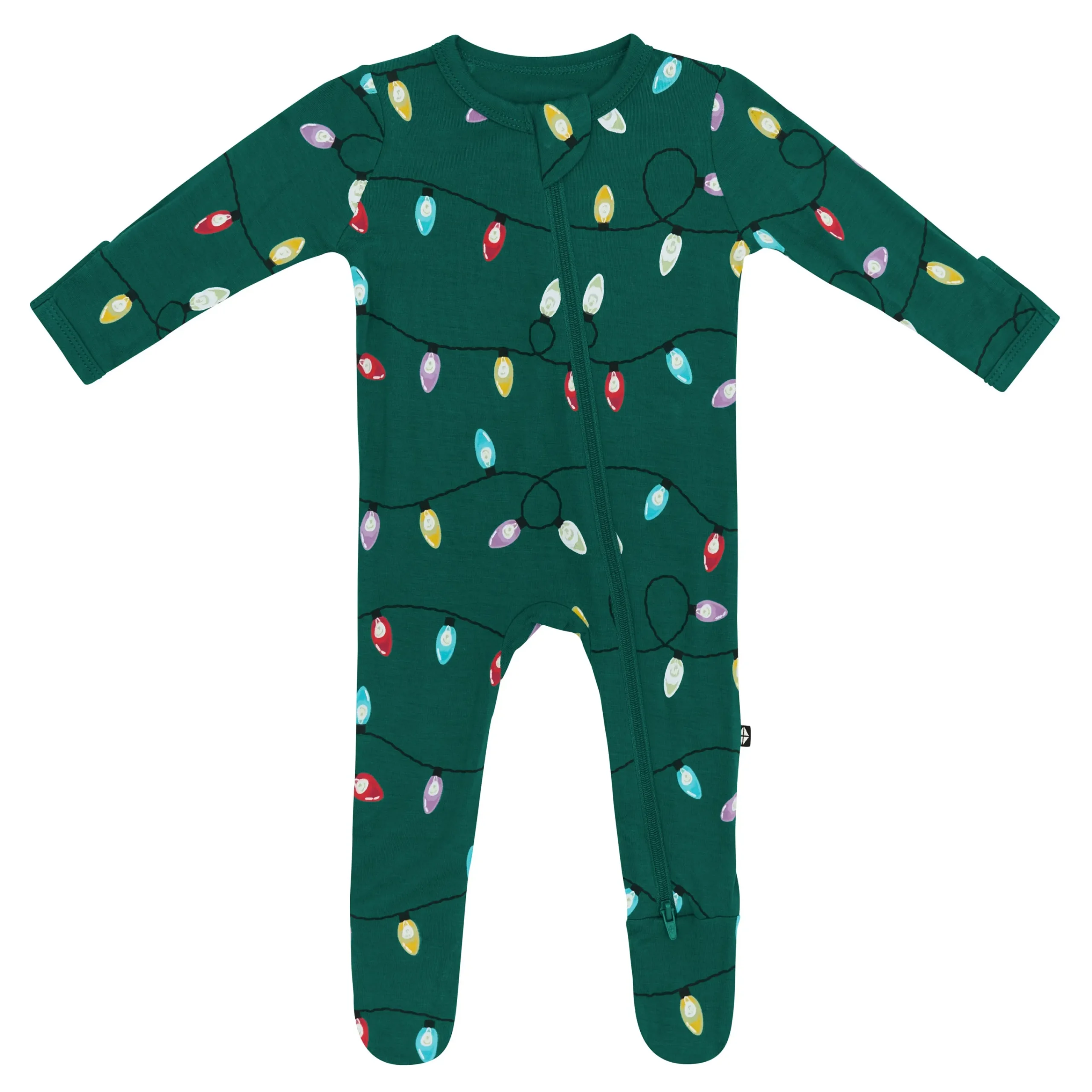 Kyte Baby Zippered Footie in Merry and Bright New