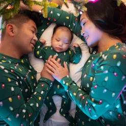 Kyte Baby Zippered Footie in Merry and Bright New