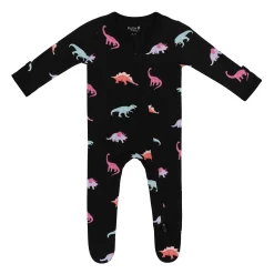 Kyte Baby Zippered Footie in Midnight Roar Hot