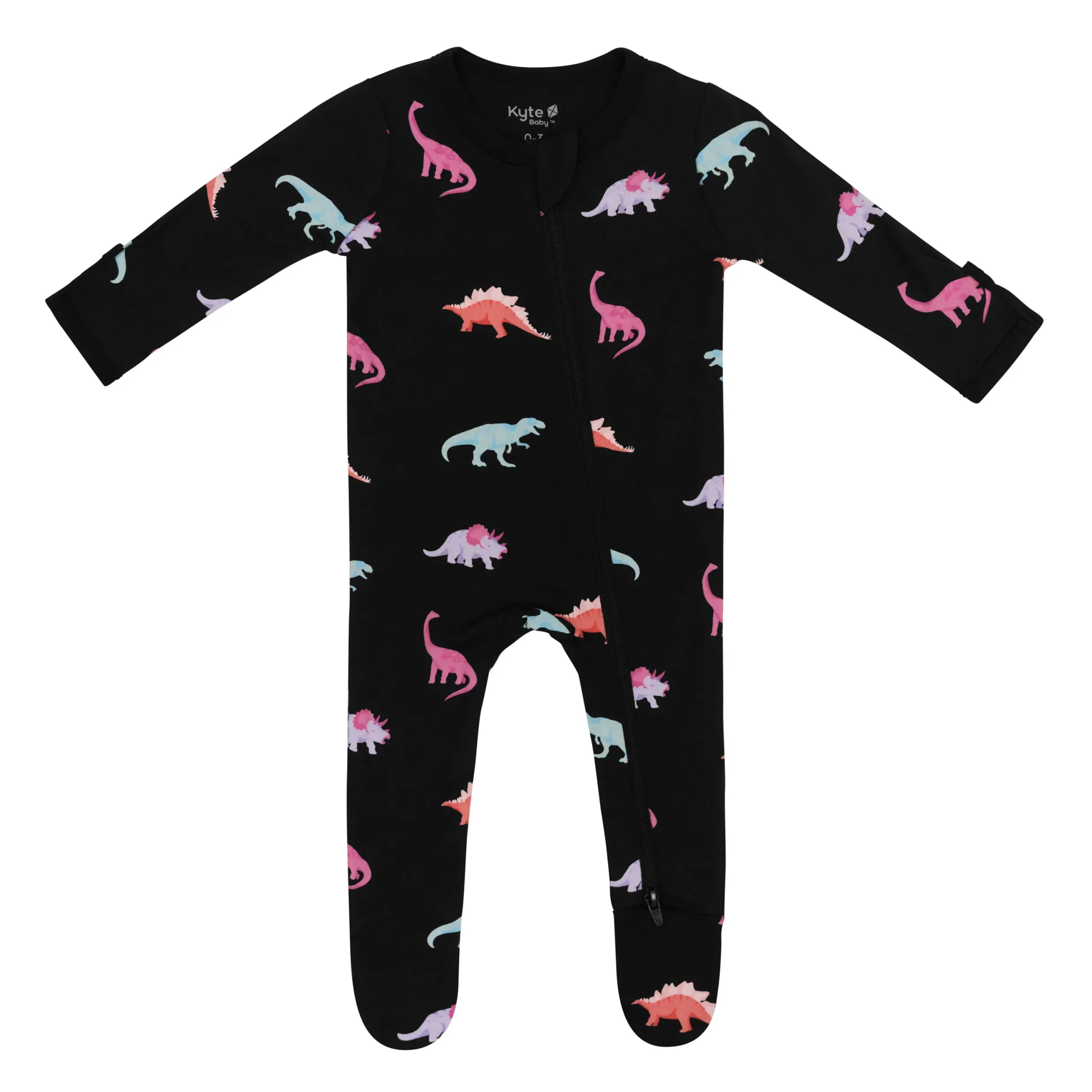 Kyte Baby Zippered Footie in Midnight Roar Hot