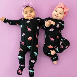 Kyte Baby Zippered Footie in Midnight Roar Hot