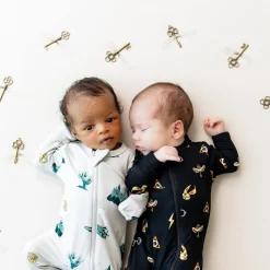 Kyte Baby Zippered Footie in Midnight Icon Best