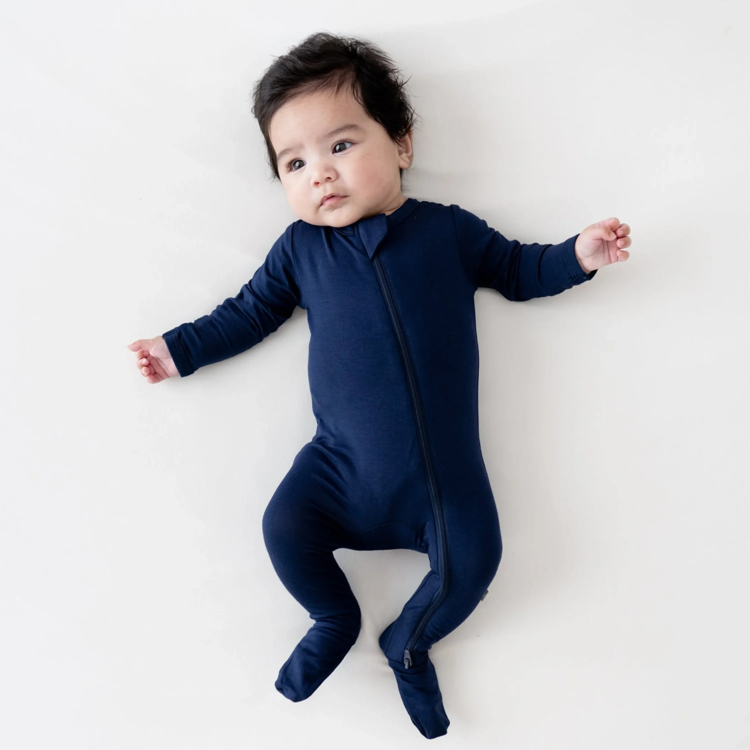 Kyte Baby Zippered Footie in Navy New