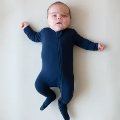 Kyte Baby Zippered Footie in Navy New