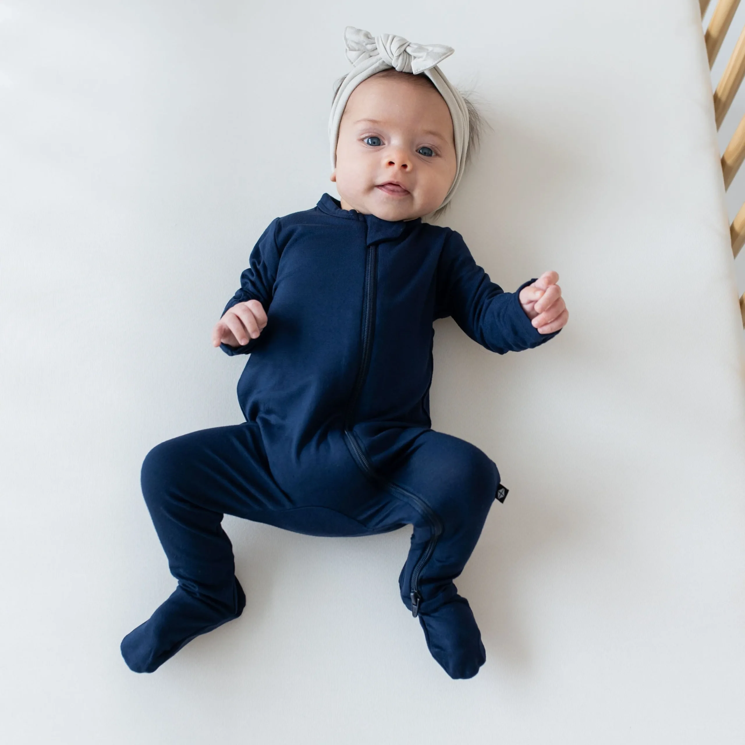 Kyte Baby Zippered Footie in Navy New