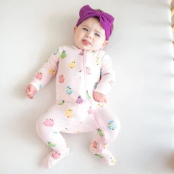 Kyte Baby Zippered Footie in Pastel Ghost Online