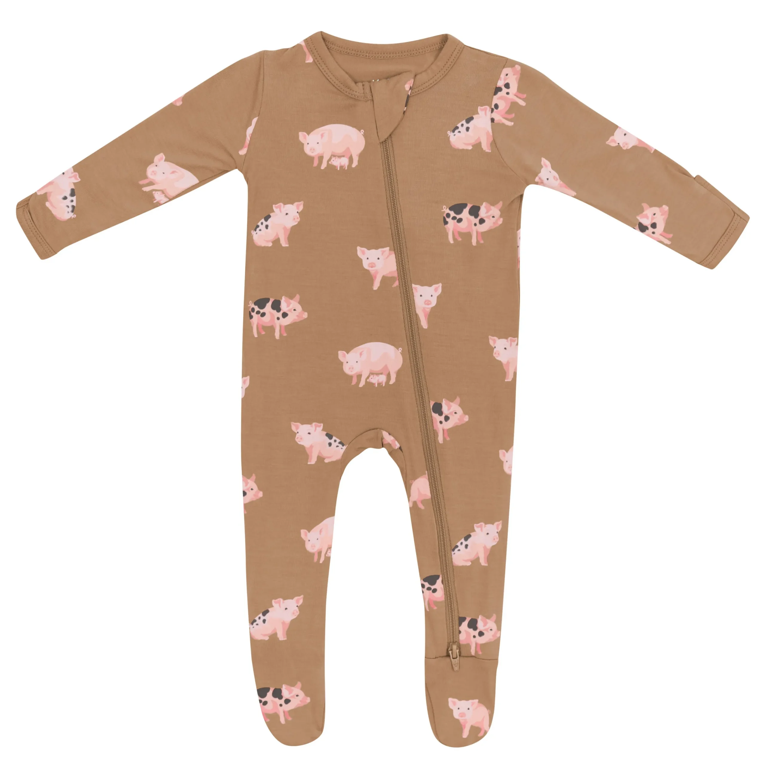 Kyte Baby Zippered Footie in Pig Clearance