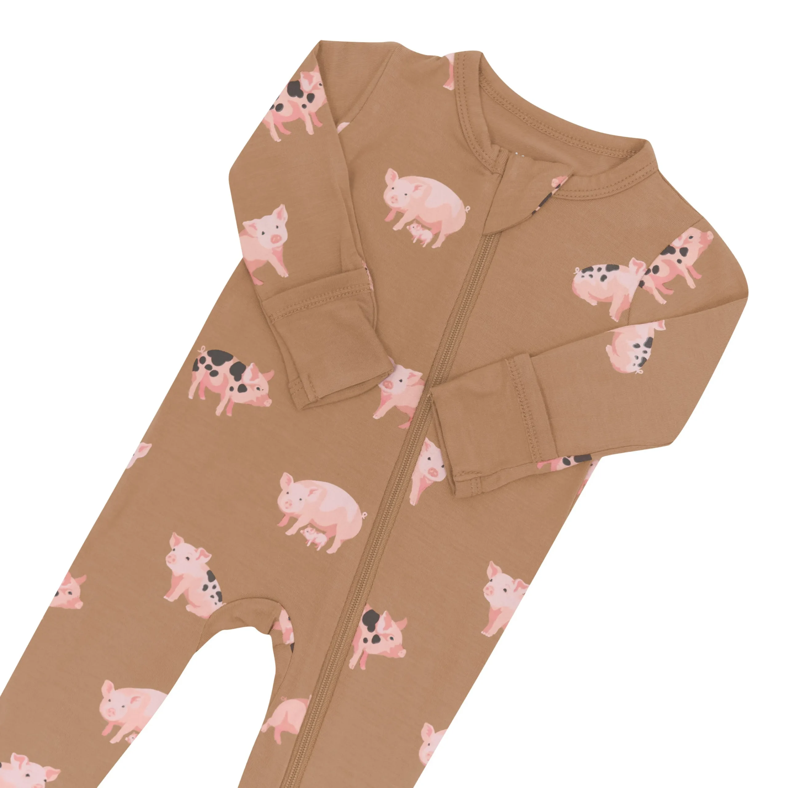 Kyte Baby Zippered Footie in Pig Clearance