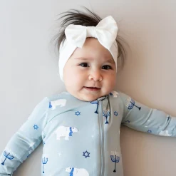 Kyte Baby Zippered Footie in Polar Lights Outlet