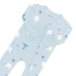 Kyte Baby Zippered Footie in Polar Lights Outlet