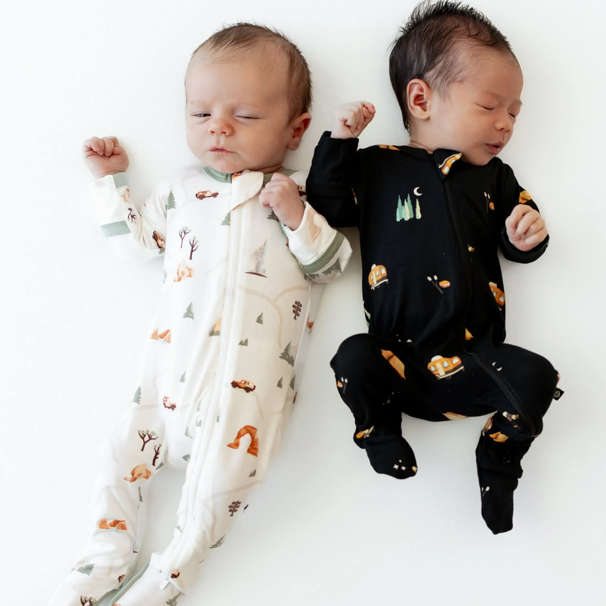Kyte Baby Zippered Footie in Road Trip Discount