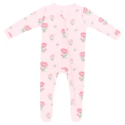 Kyte Baby Zippered Footie in Sakura Peony Hot