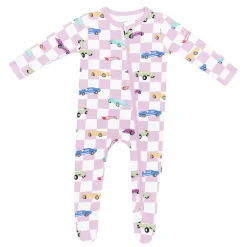 Kyte Baby Zippered Footie in Sparkles and Speed Outlet