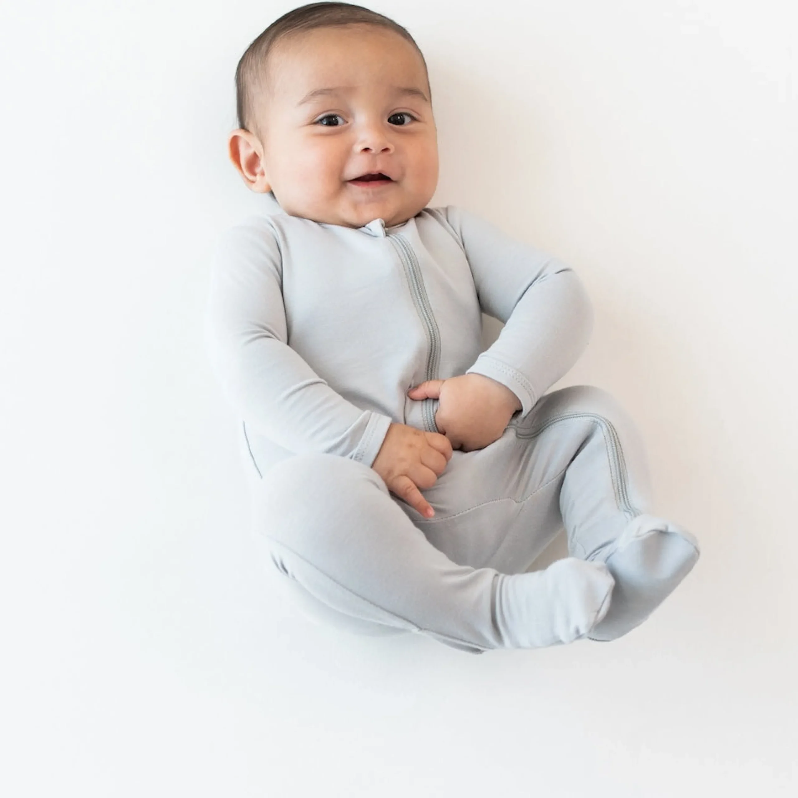 Kyte Baby Zippered Footie in Storm Sale