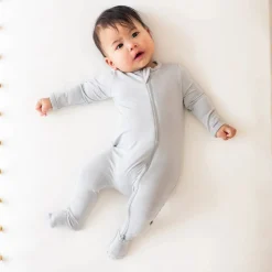 Kyte Baby Zippered Footie in Storm Sale