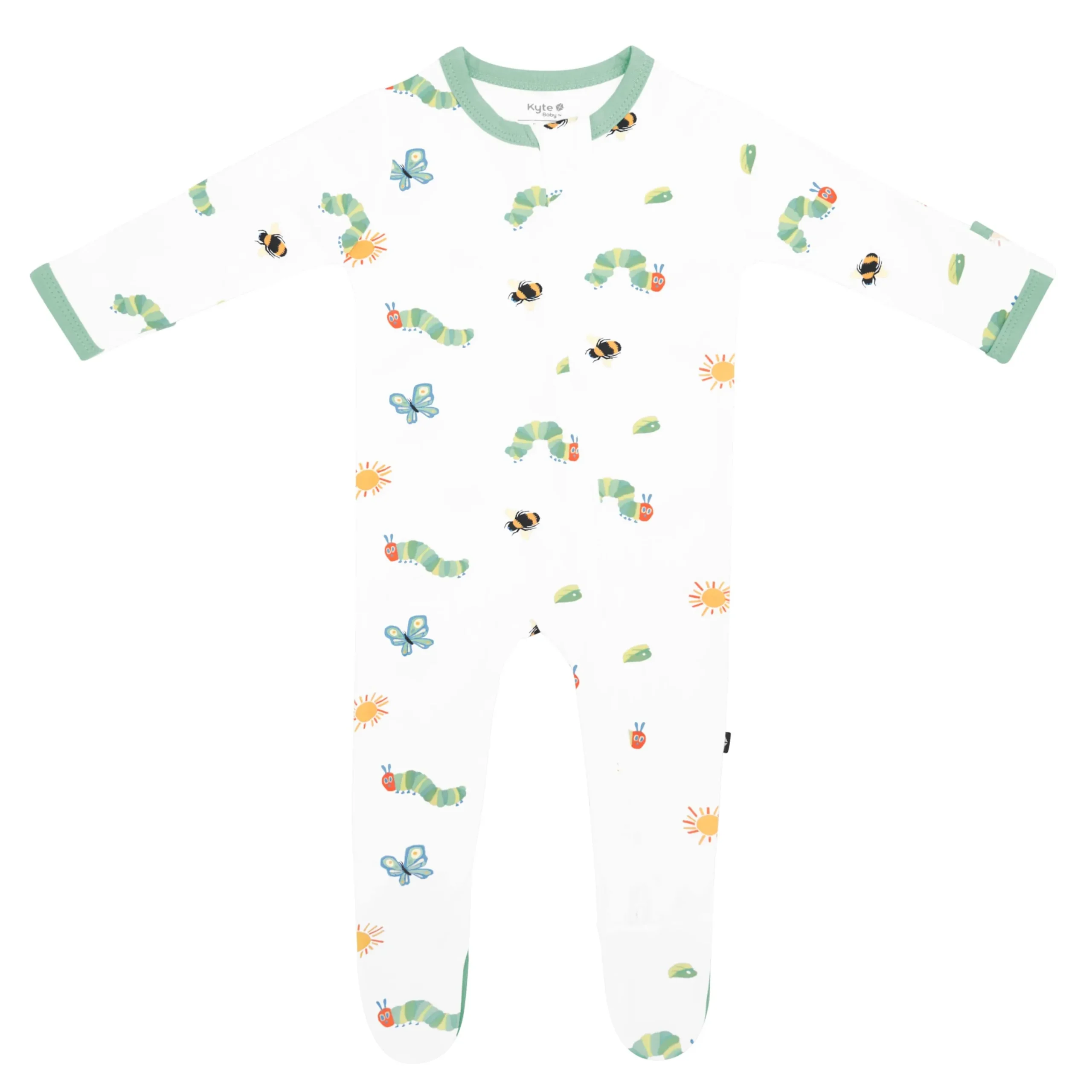 Kyte Baby Zippered Footie in The Very Hungry Caterpillar™ and Friends Hot
