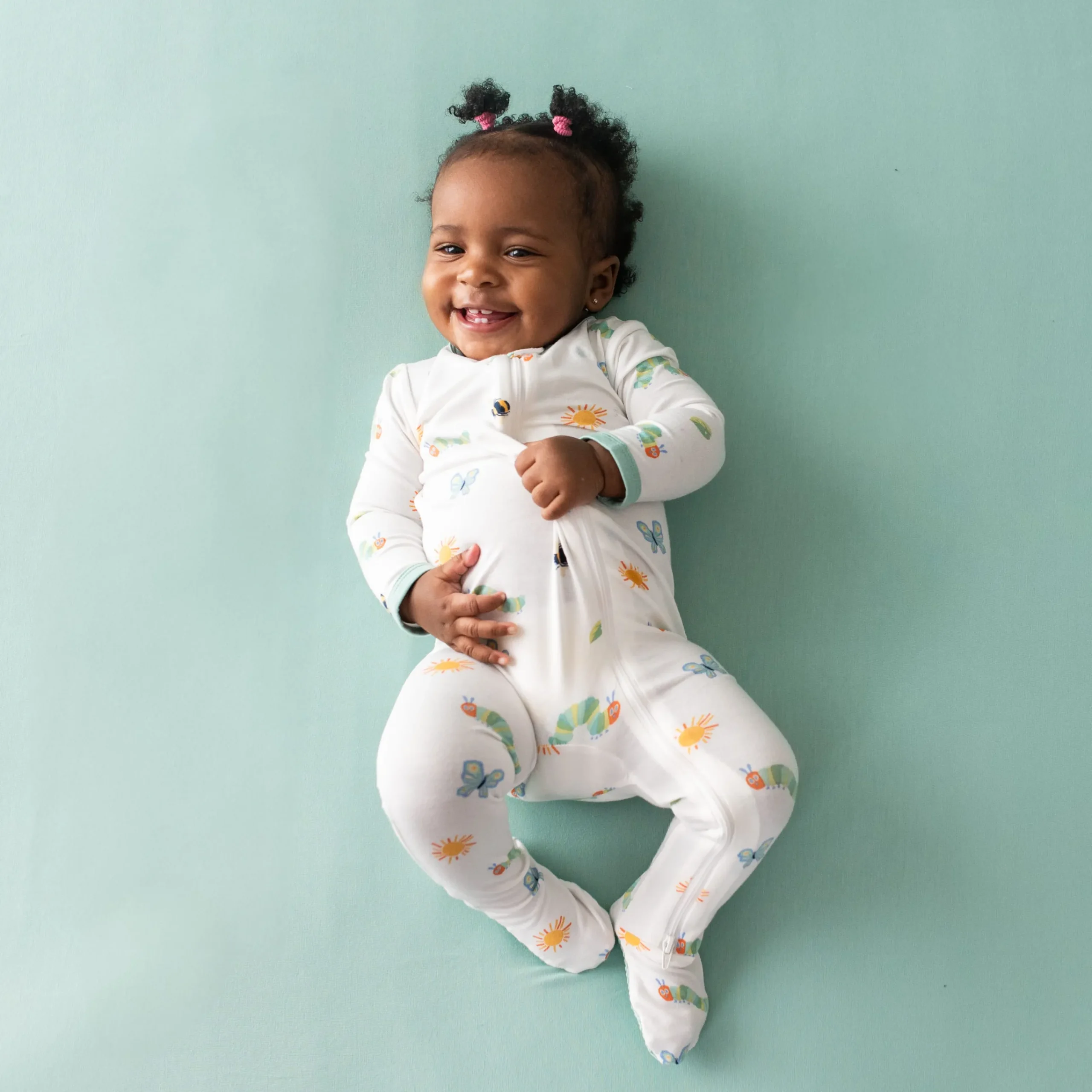 Kyte Baby Zippered Footie in The Very Hungry Caterpillar™ and Friends Hot