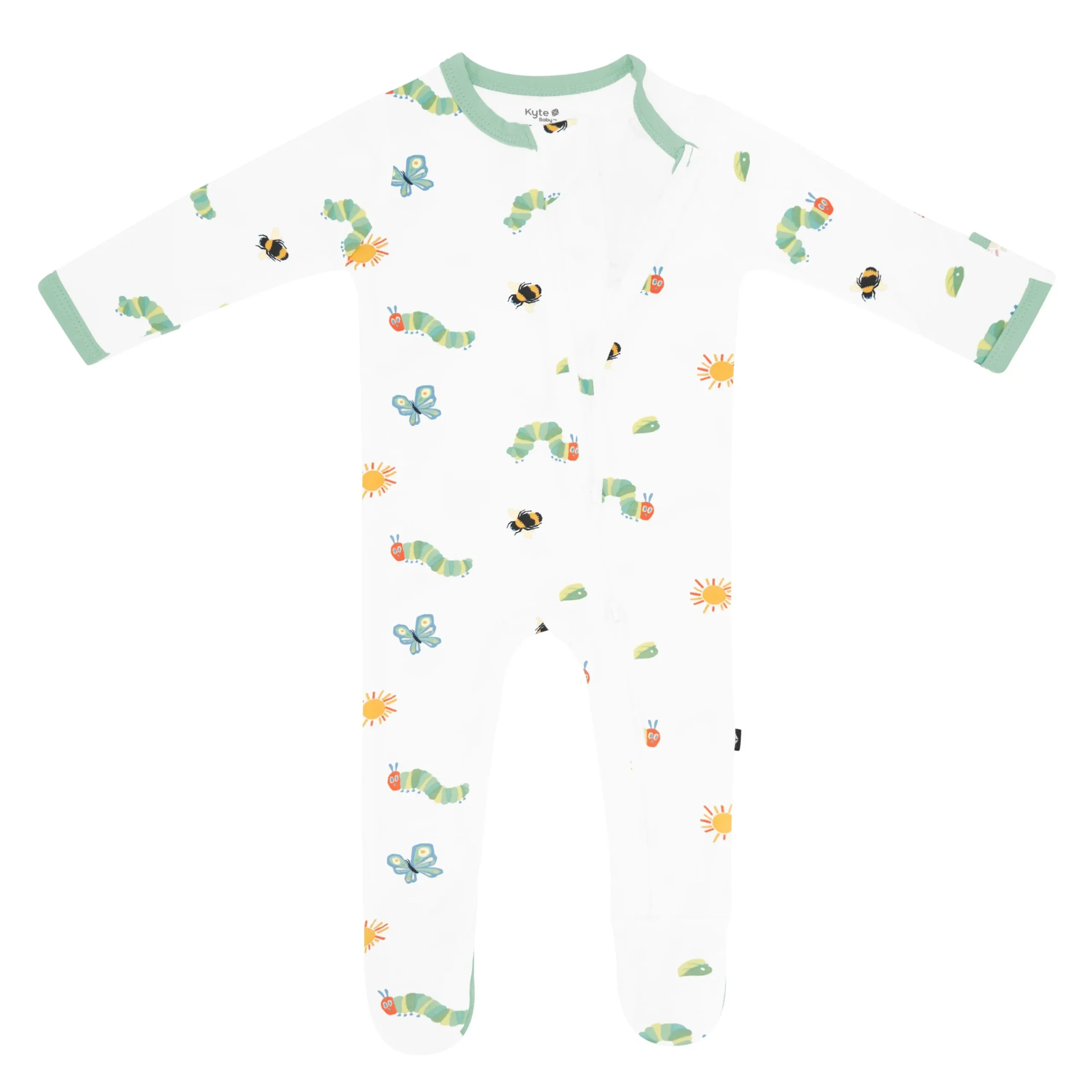 Kyte Baby Zippered Footie in The Very Hungry Caterpillar™ and Friends Hot