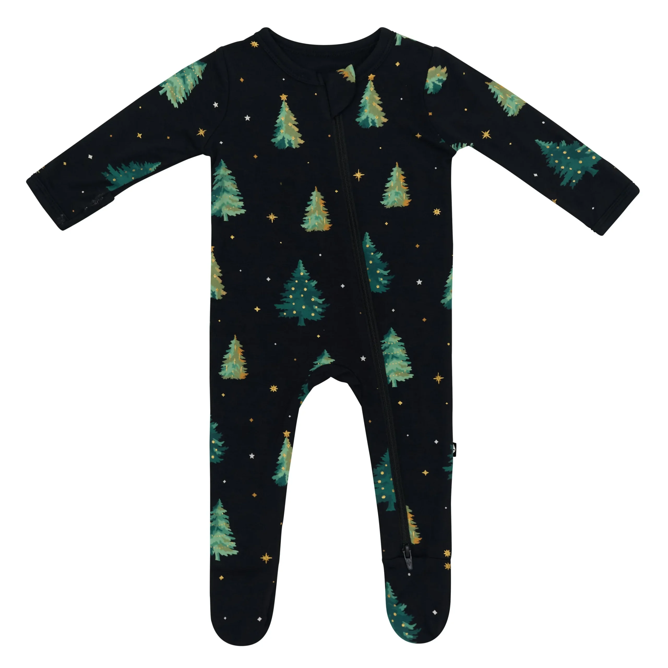 Kyte Baby Zippered Footie in Twinkle Tree Clearance
