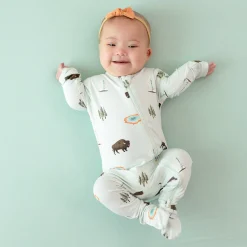 Kyte Baby Zippered Footie in Yellowstone Clearance