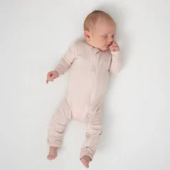 Kyte Baby Zippered Romper in Blush Discount