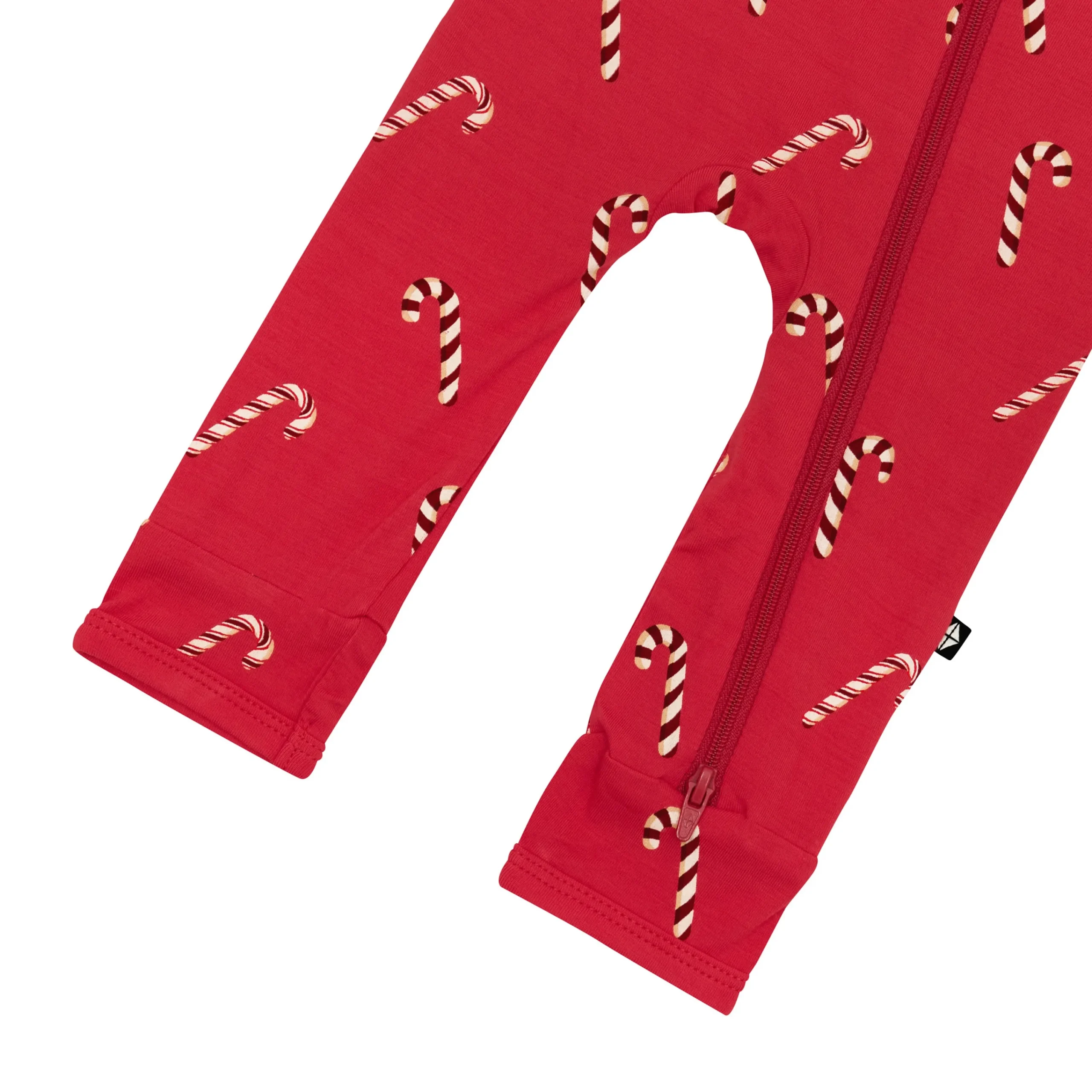 Kyte Baby Zippered Romper in Candy Cane Best