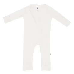Kyte Baby Zippered Romper in Cloud Hot