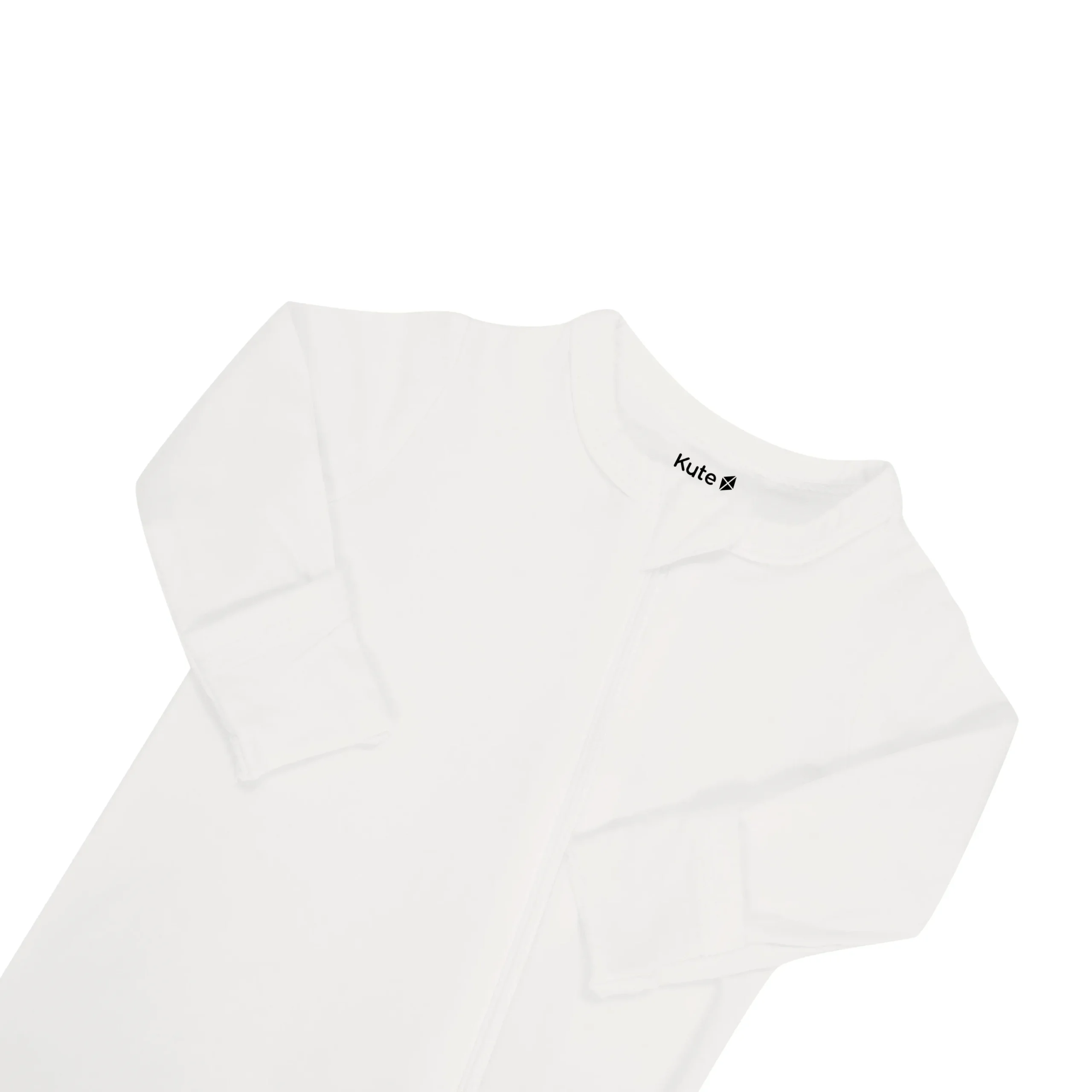 Kyte Baby Zippered Romper in Cloud Hot