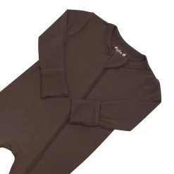 Kyte Baby Zippered Romper in Espresso Hot