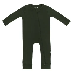 Kyte Baby Zippered Romper in Fir Clearance