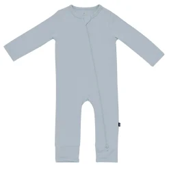 Kyte Baby Zippered Romper in Fog Clearance
