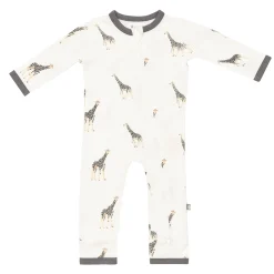 Kyte Baby Zippered Romper in Giraffe New