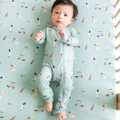 Kyte Baby Zippered Romper in Golf Discount