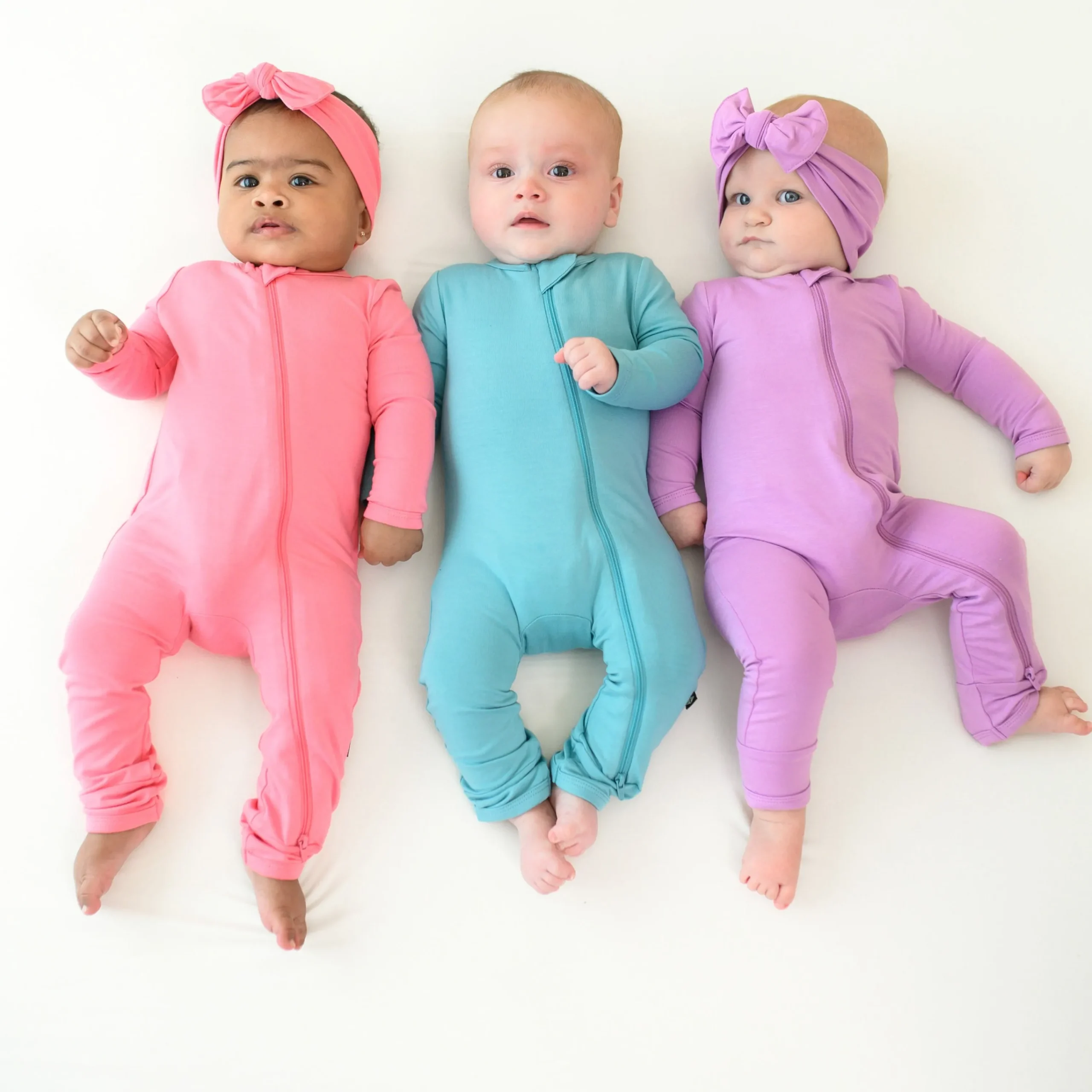 Kyte Baby Zippered Romper in Guava Online