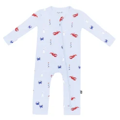 Kyte Baby Zippered Romper in Harbor Best