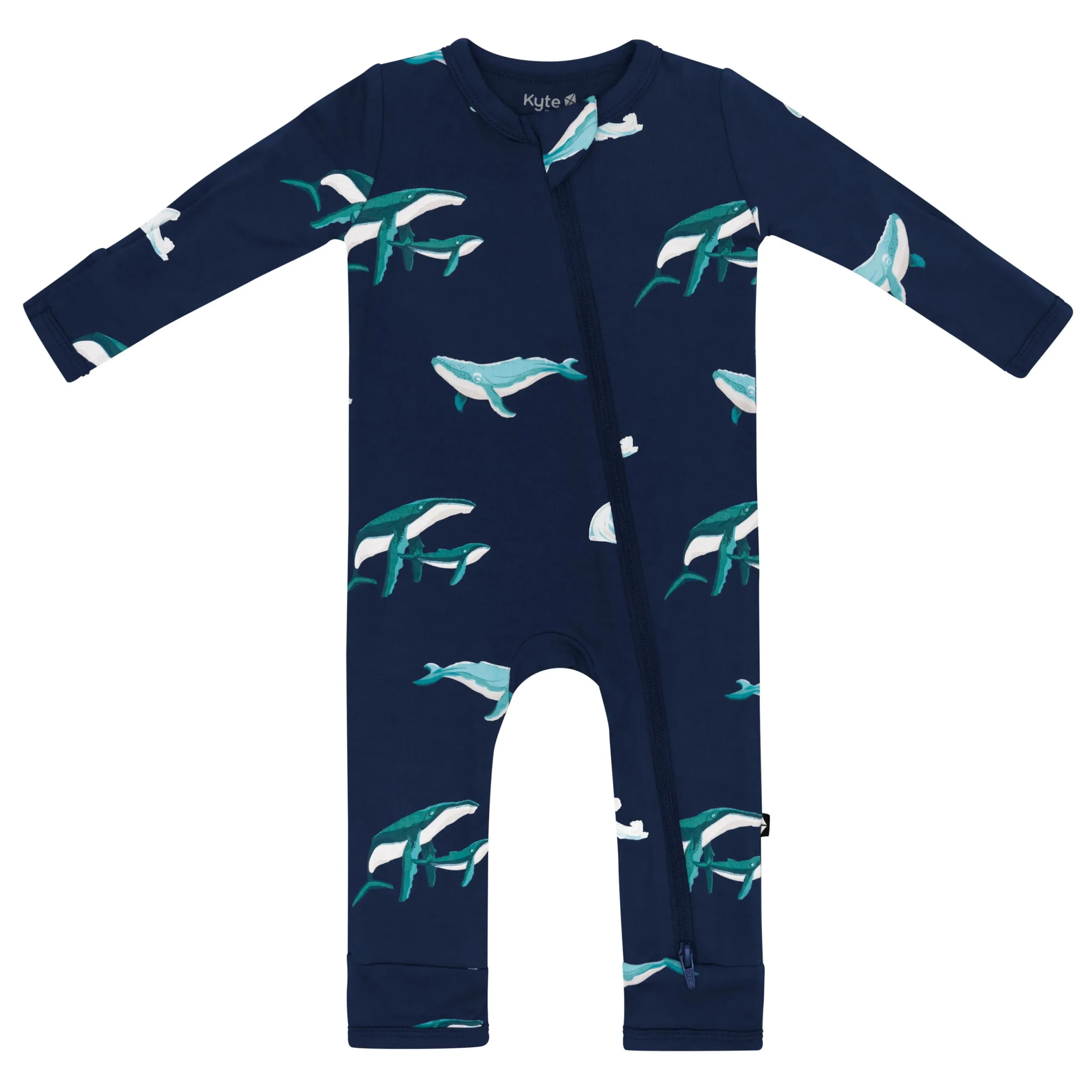 Kyte Baby Zippered Romper in Humpback Hot