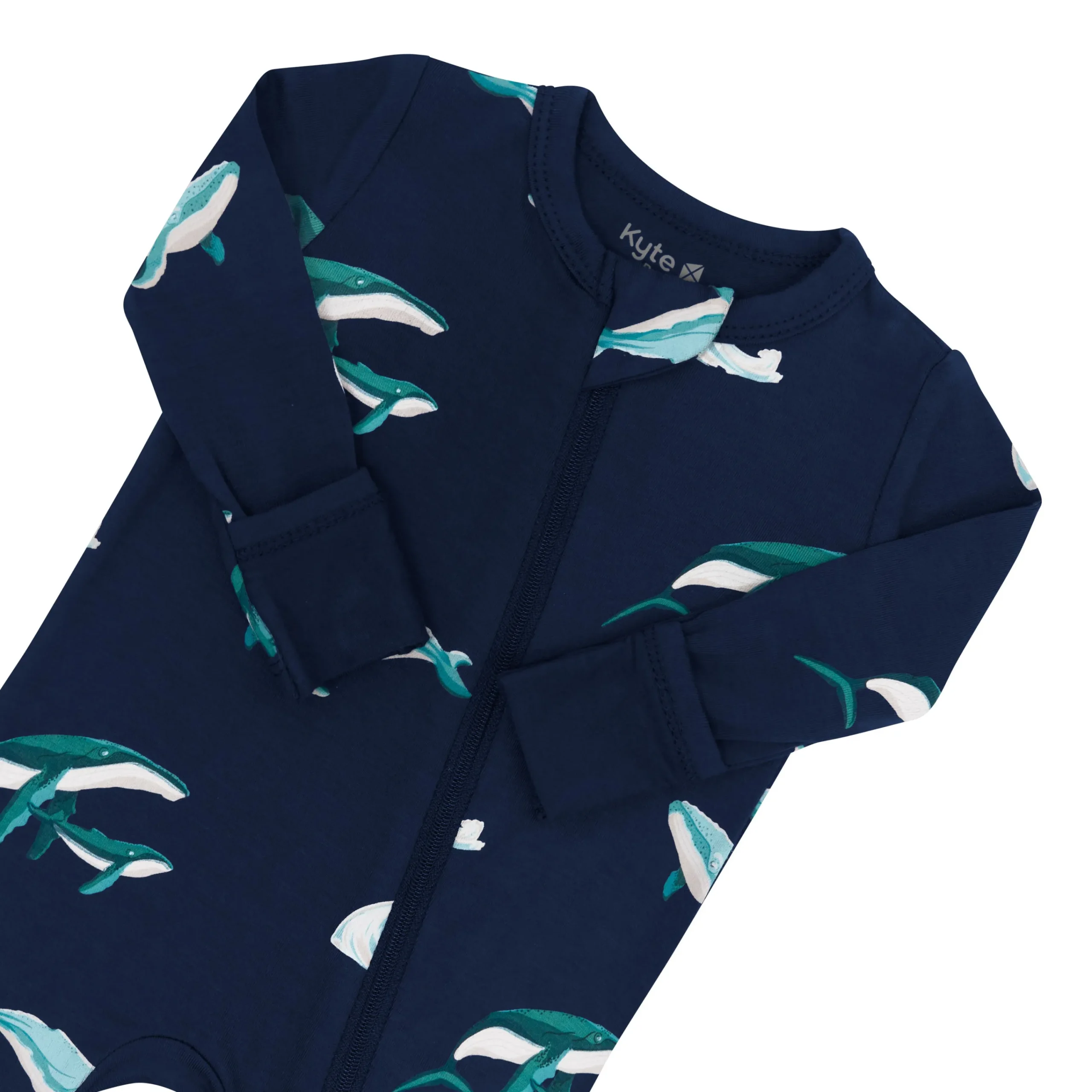 Kyte Baby Zippered Romper in Humpback Hot
