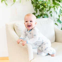 Kyte Baby Zippered Romper in Jurassic New