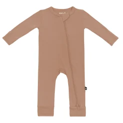 Kyte Baby Zippered Romper in Latte Outlet