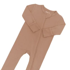Kyte Baby Zippered Romper in Latte Outlet