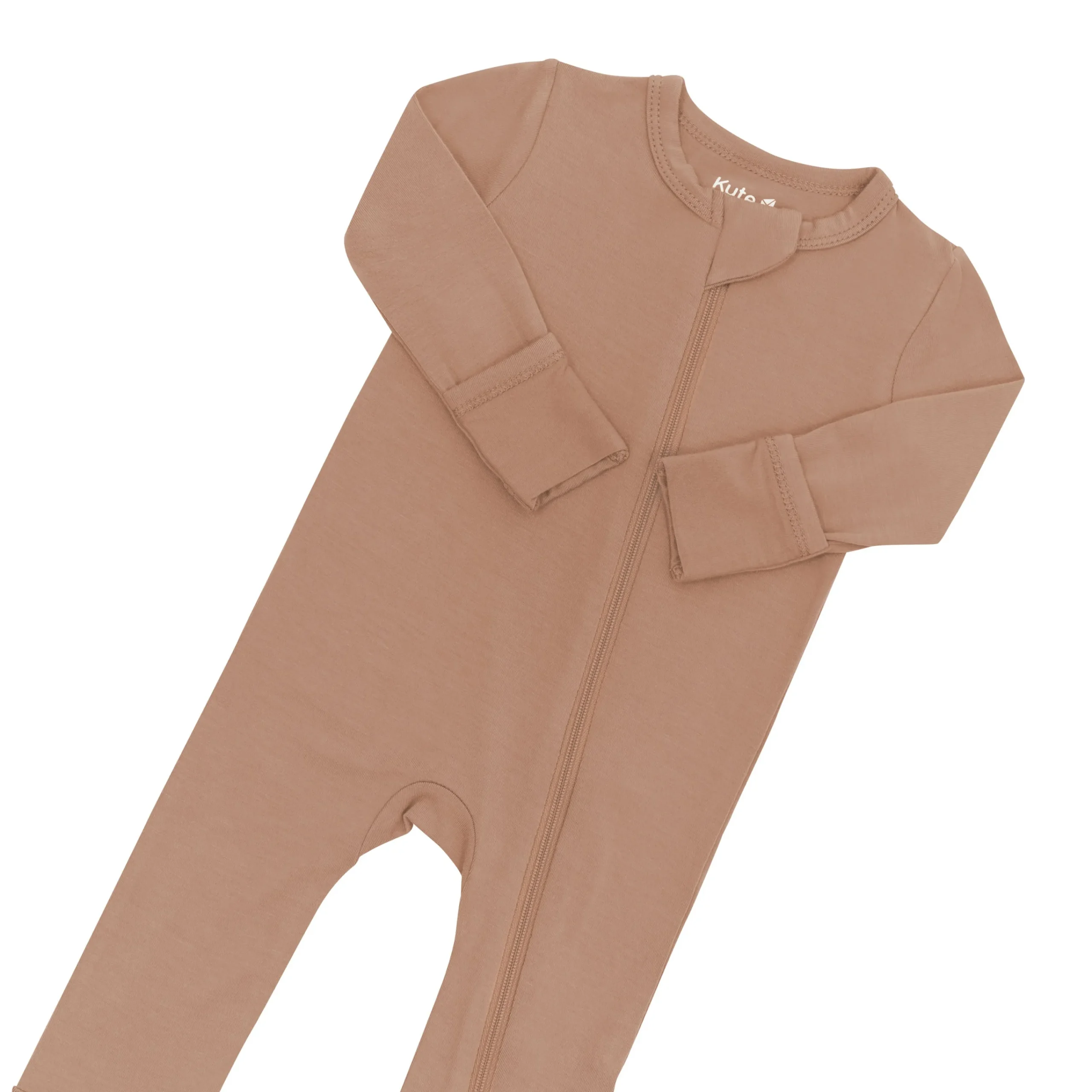 Kyte Baby Zippered Romper in Latte Outlet