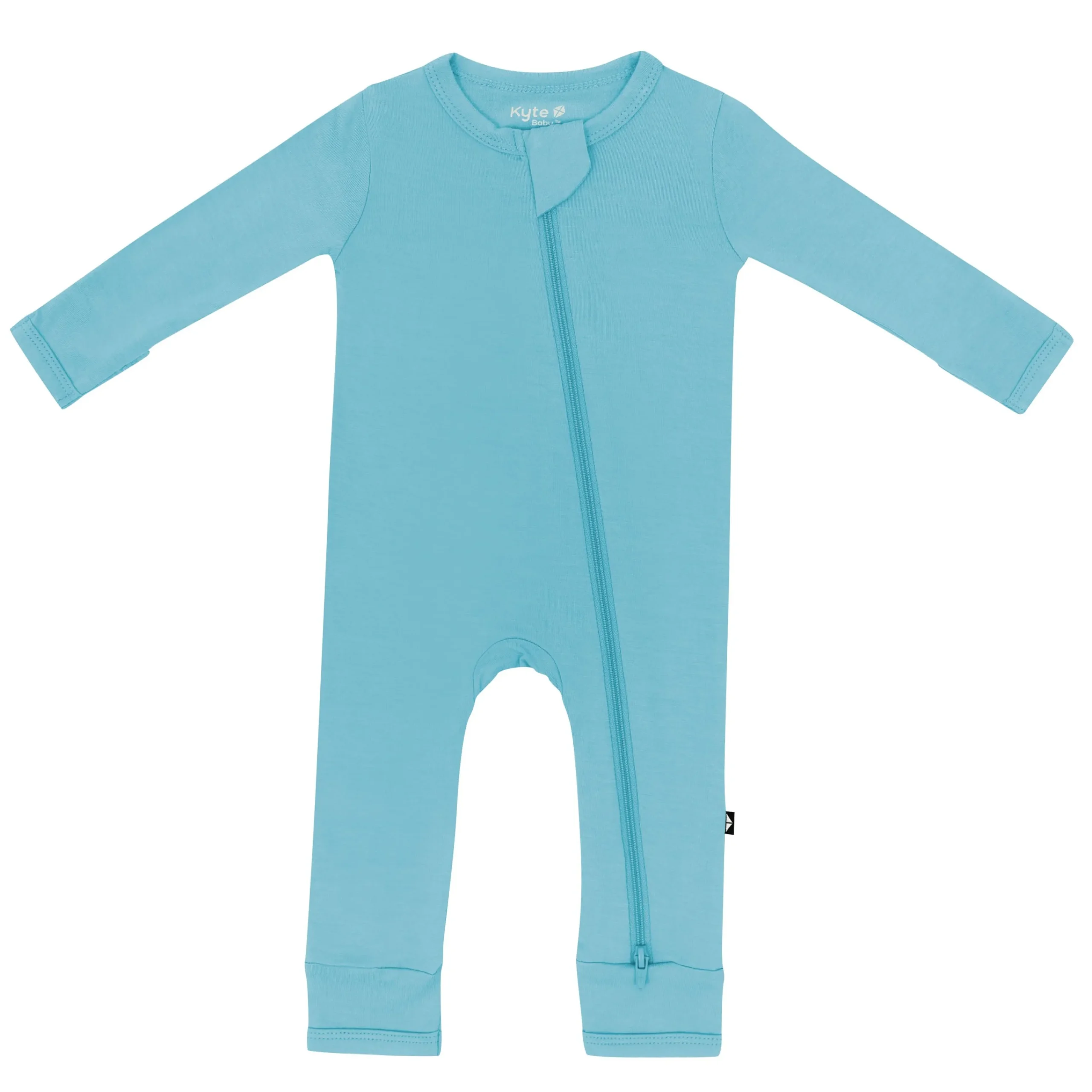 Kyte Baby Zippered Romper in Makai Discount