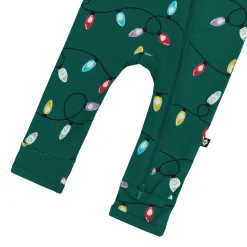 Kyte Baby Zippered Romper in Merry and Bright Clearance