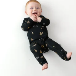 Kyte Baby Zippered Romper in Midnight Icon Clearance