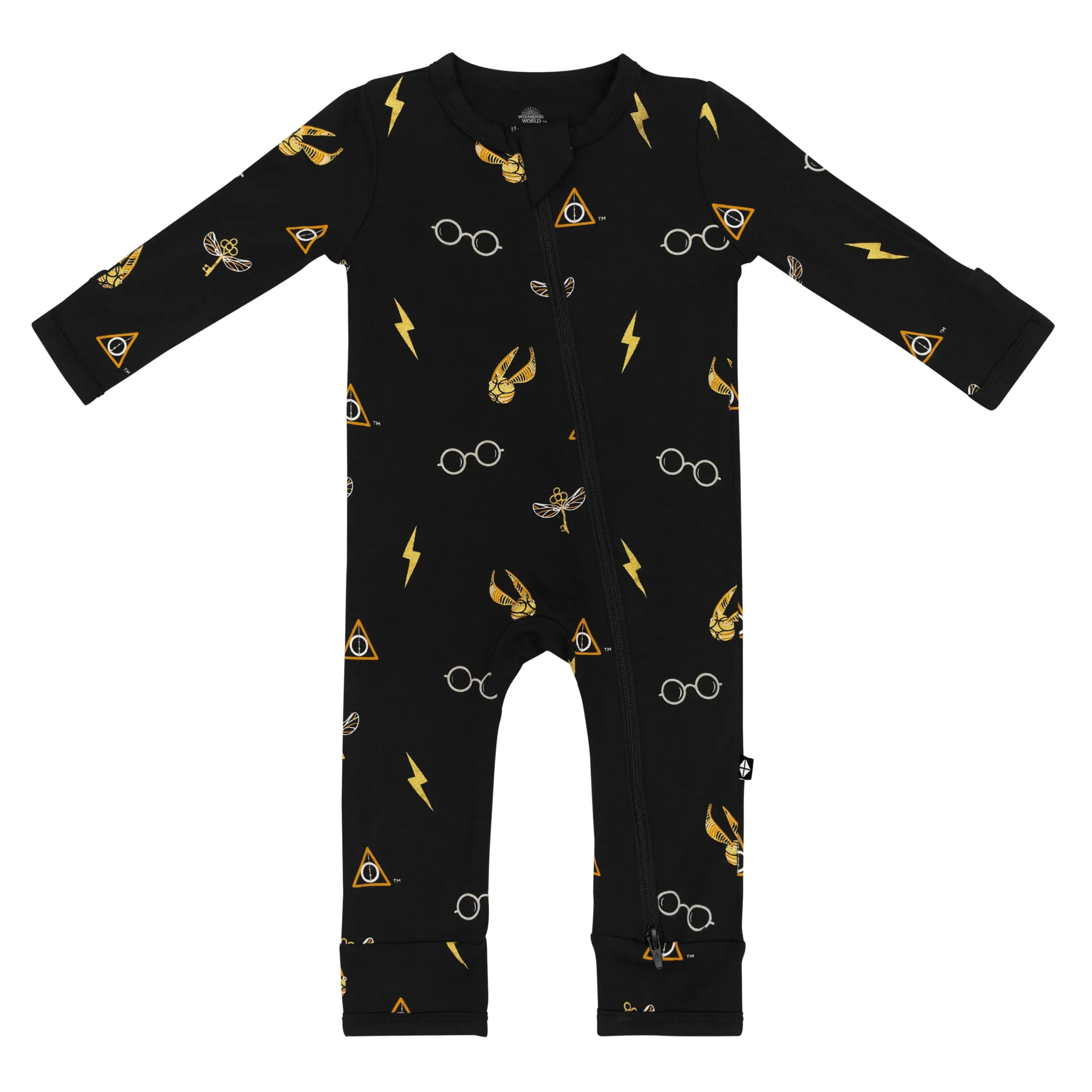 Kyte Baby Zippered Romper in Midnight Icon Clearance